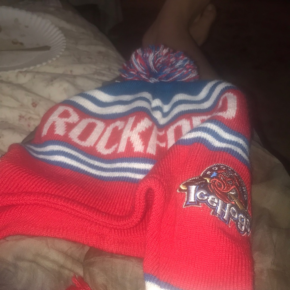 Rockford icehogs winter hat